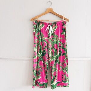 ROOM SERVICE > Tropical Pink Pajama Bottoms